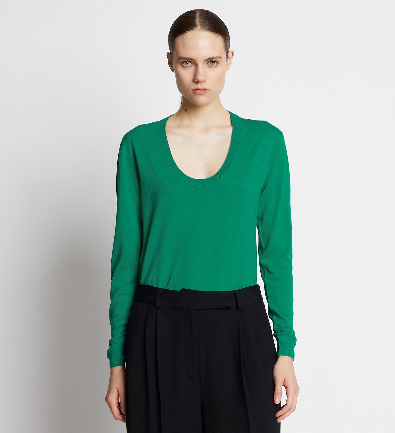 Eco Superfine Merino Scoop Neck Sweater