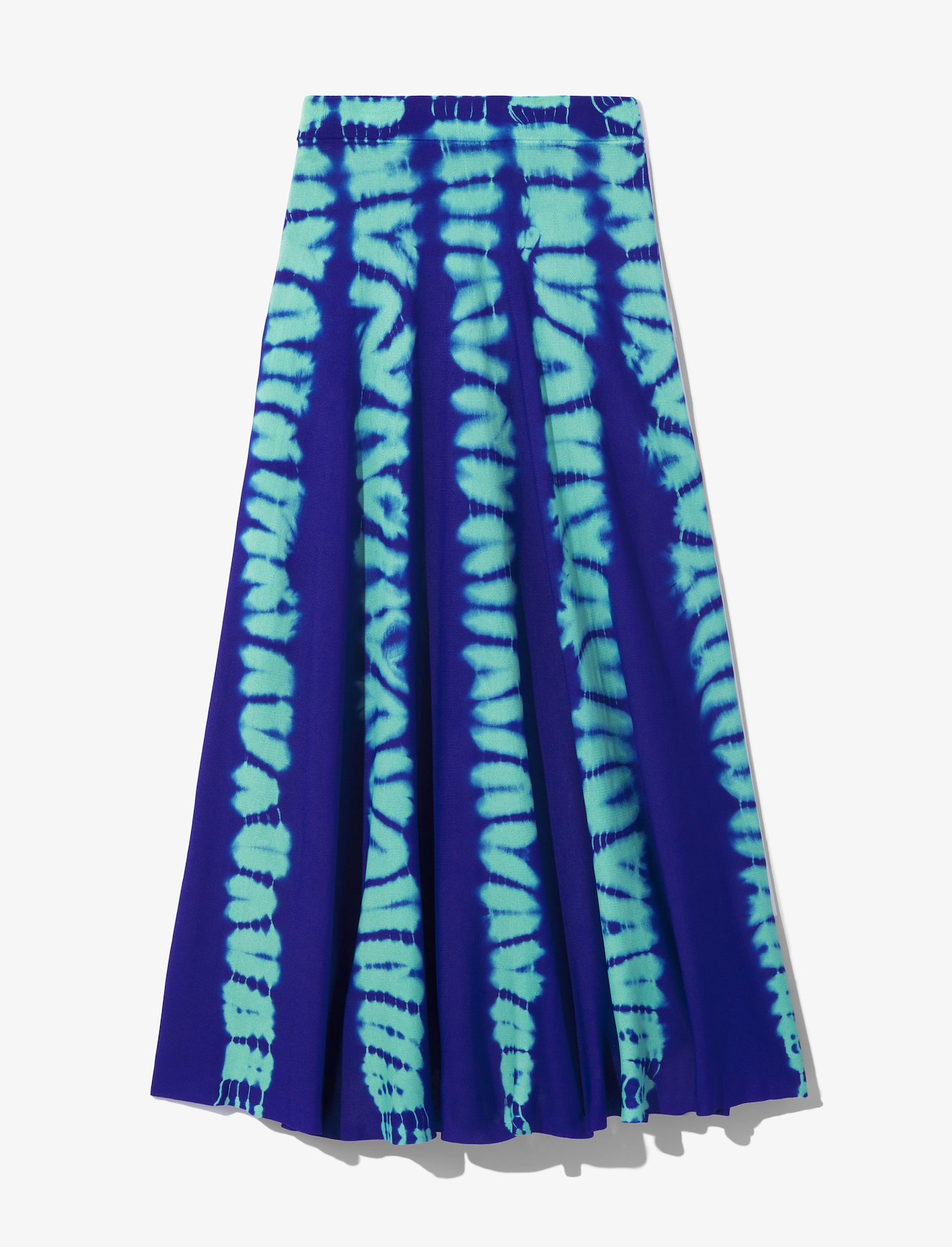 Tie Dye Knit Skirt in blue | Proenza Schouler