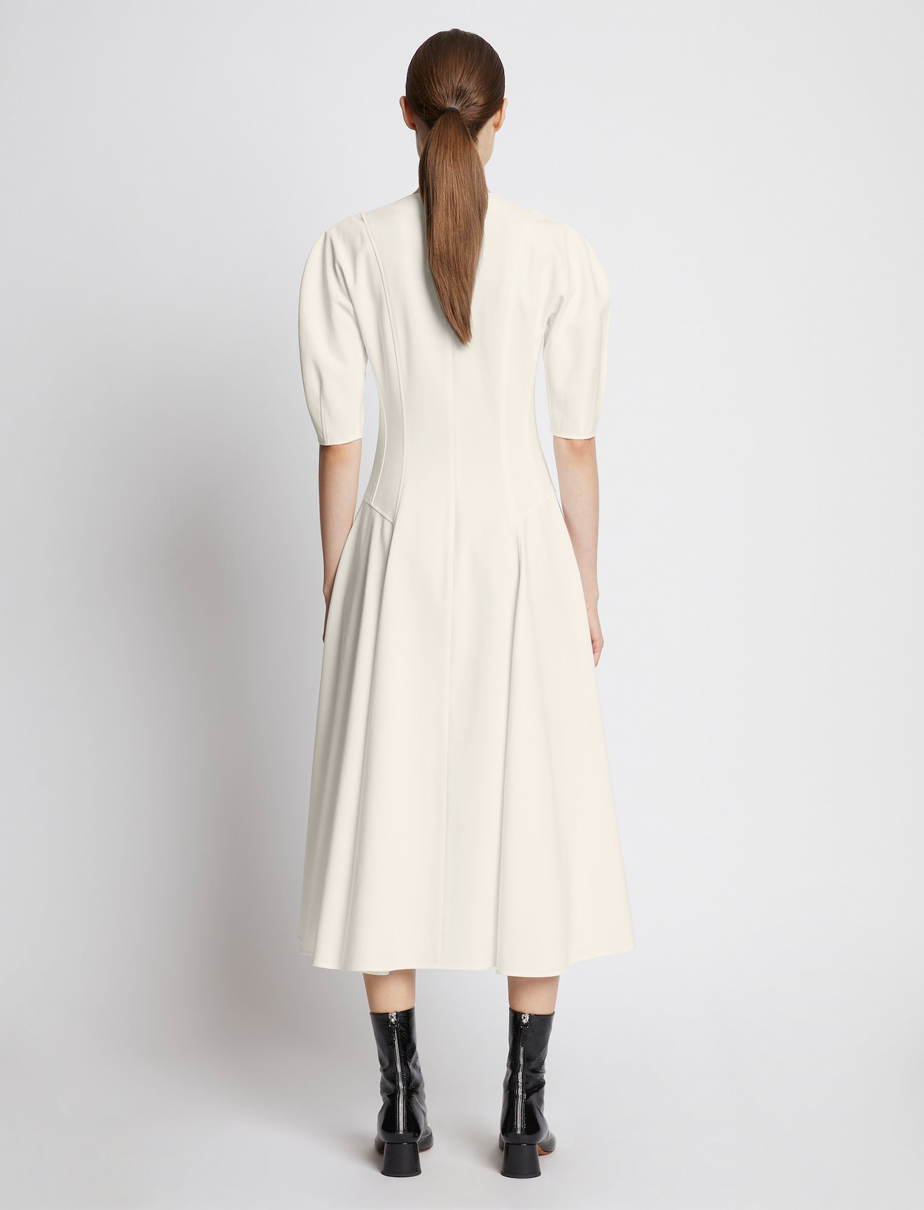 Cotton Viscose Zip Front Dress #2