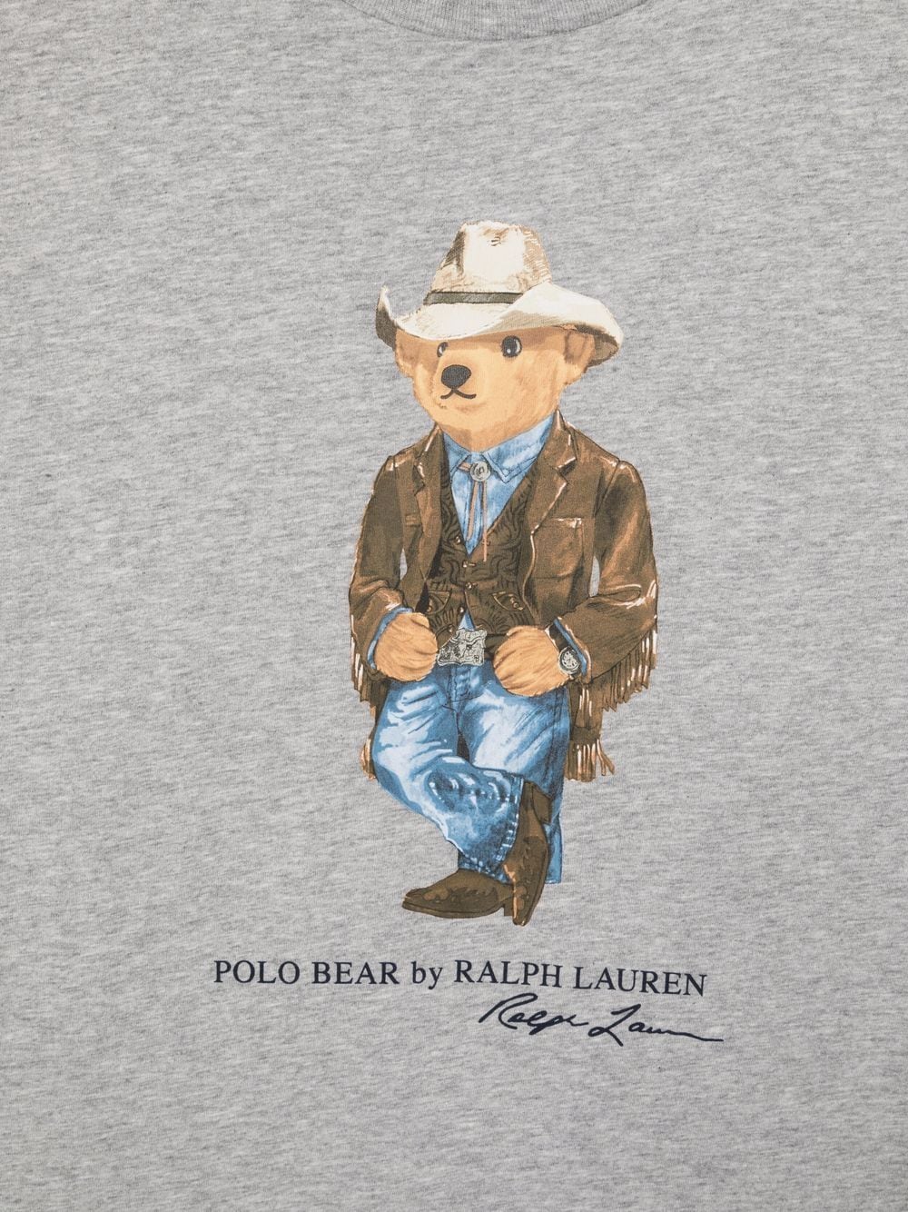 фото Ralph lauren kids футболка с принтом polo bear