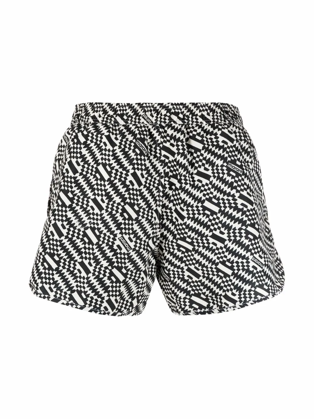 MARANT Zwembroek met print - Zwart