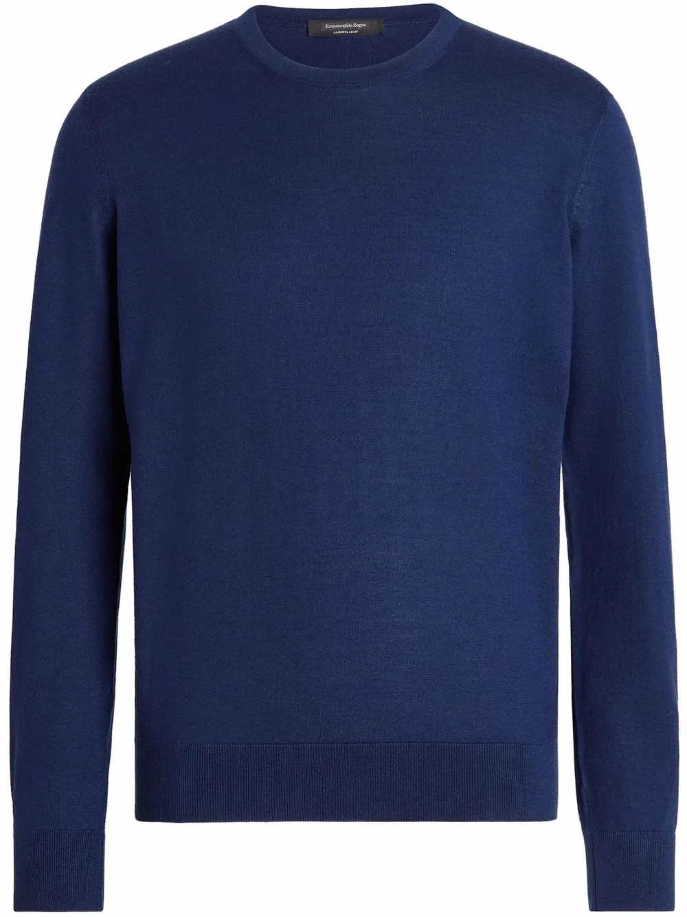 Zegna suéter tejido manga larga - Azul