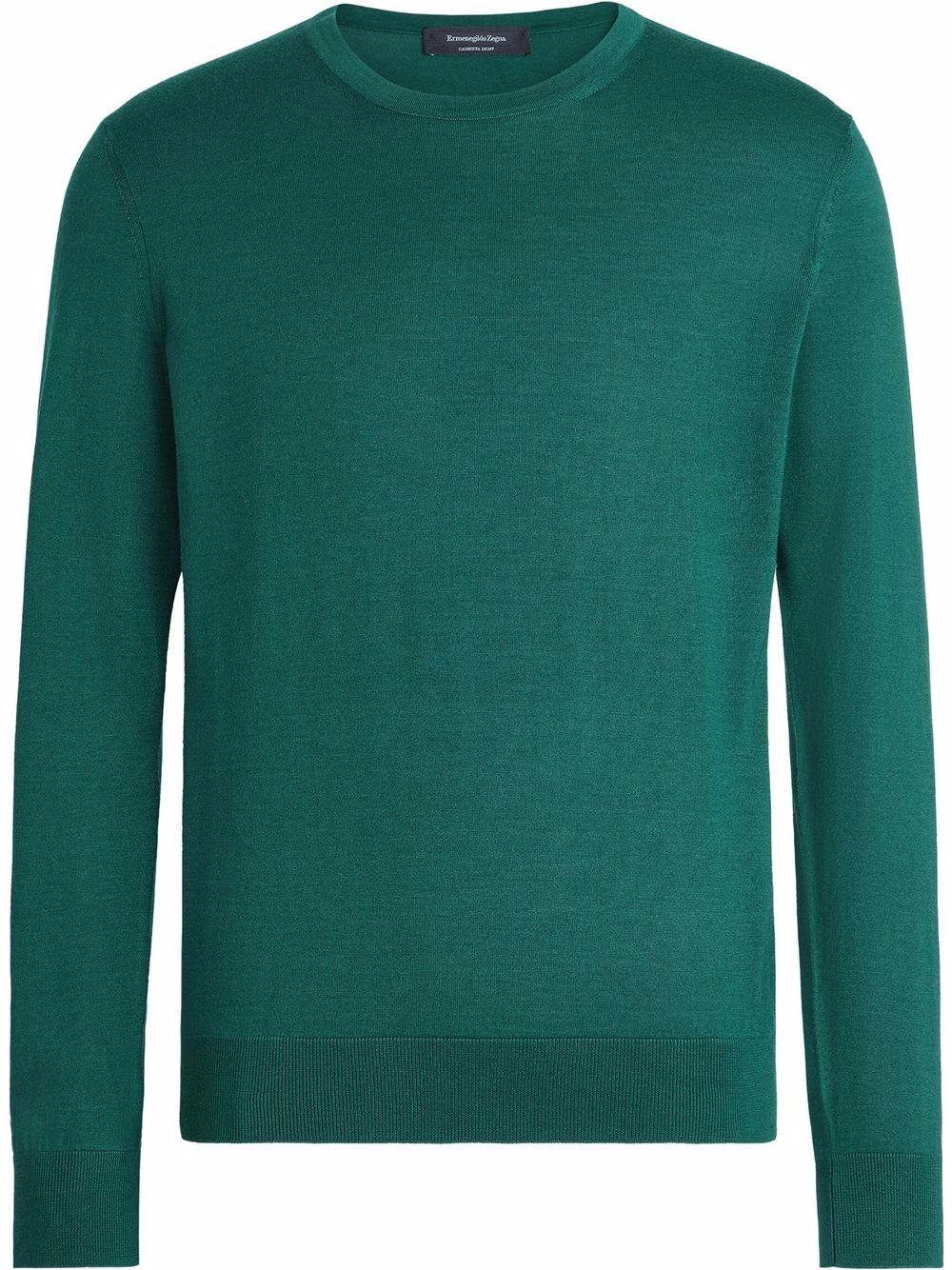 Zegna fine-knit cashmere-silk blend jumper - Green