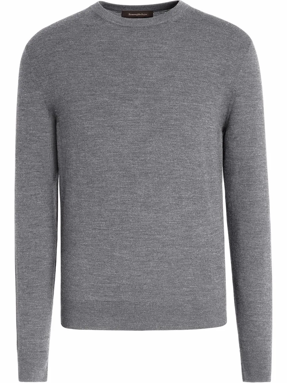 

Zegna suéter tejido manga larga - Gris