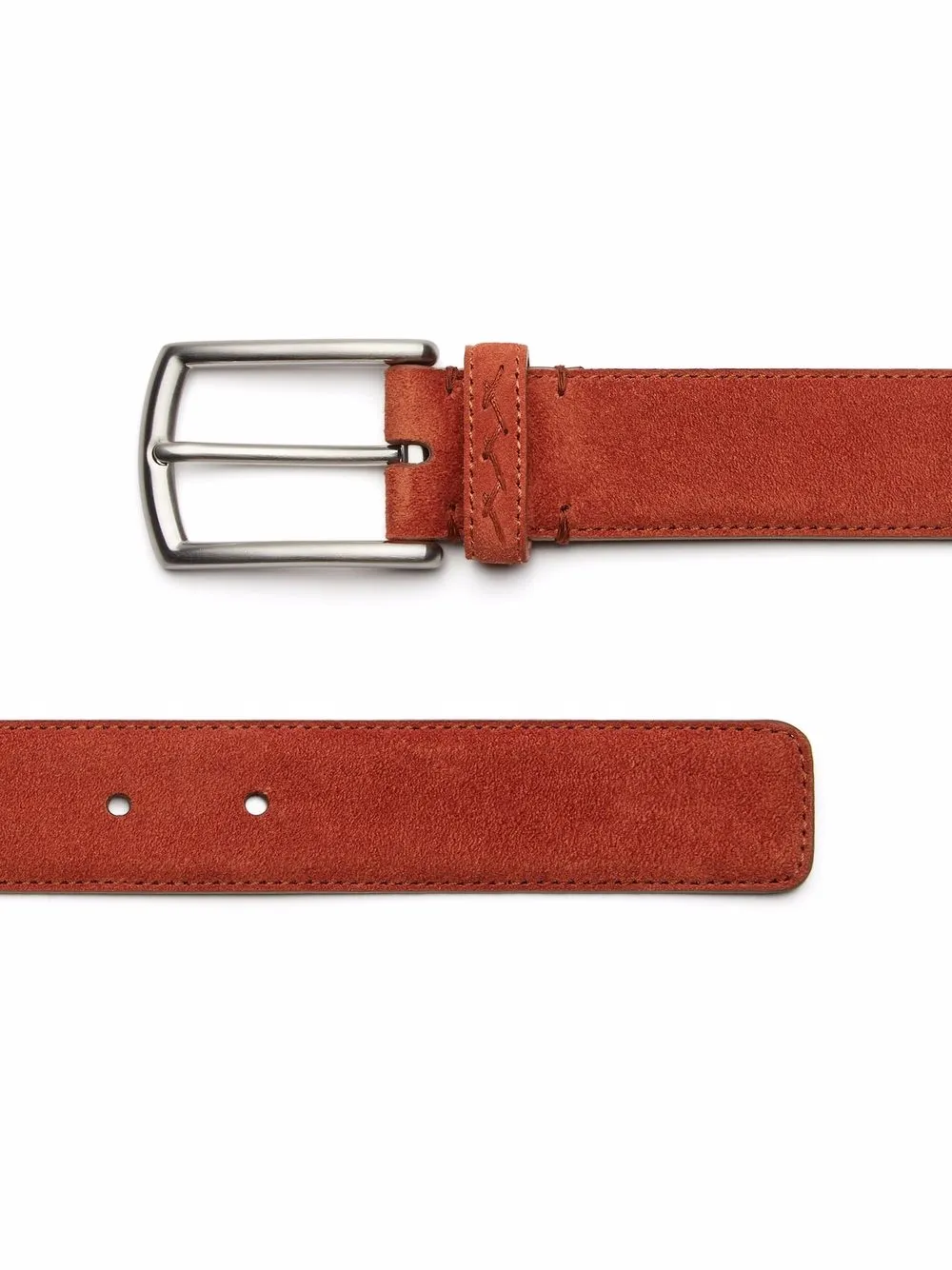 Zegna suede leather belt - Rood