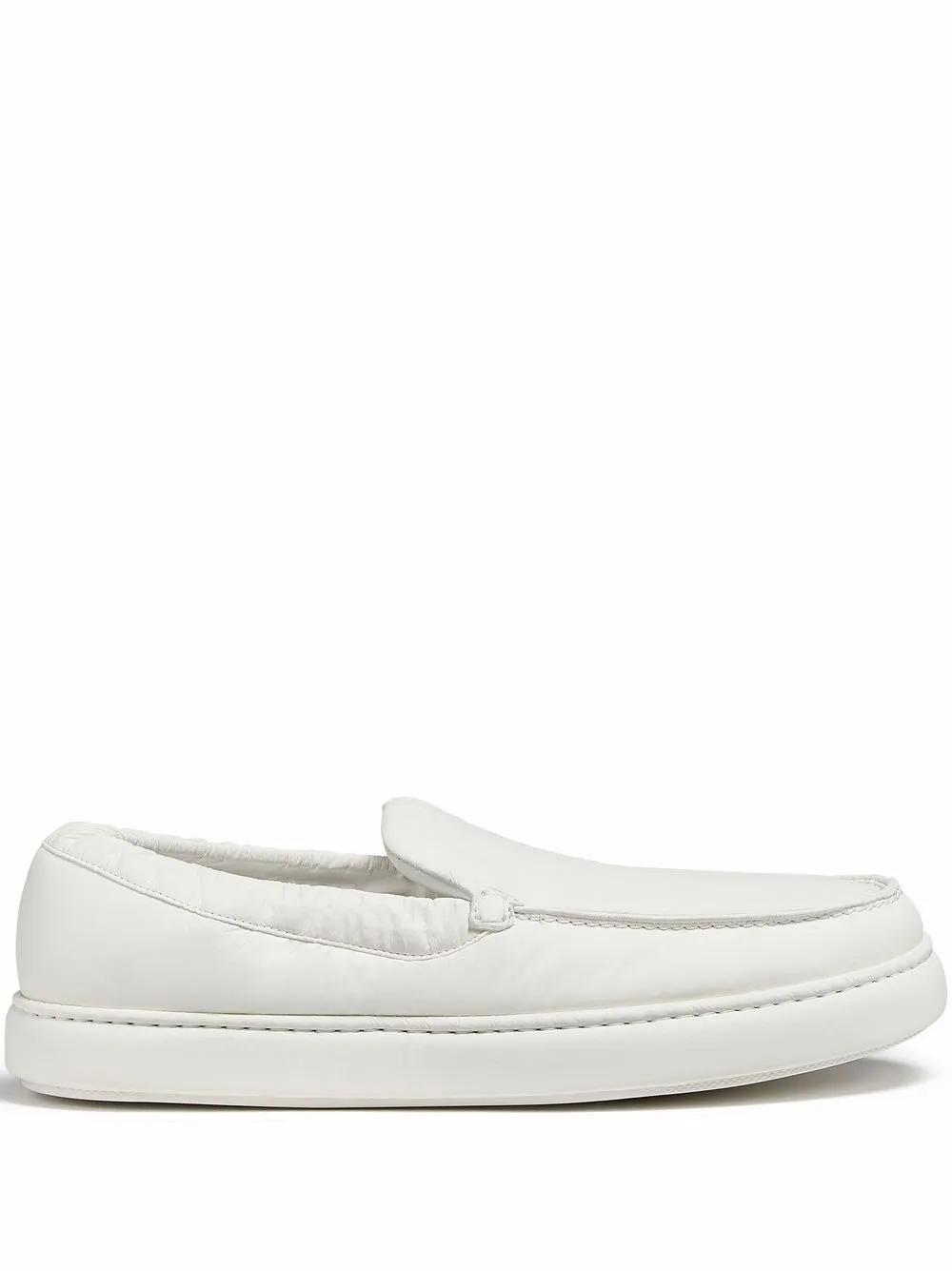 padded-panel slip-on sneakers