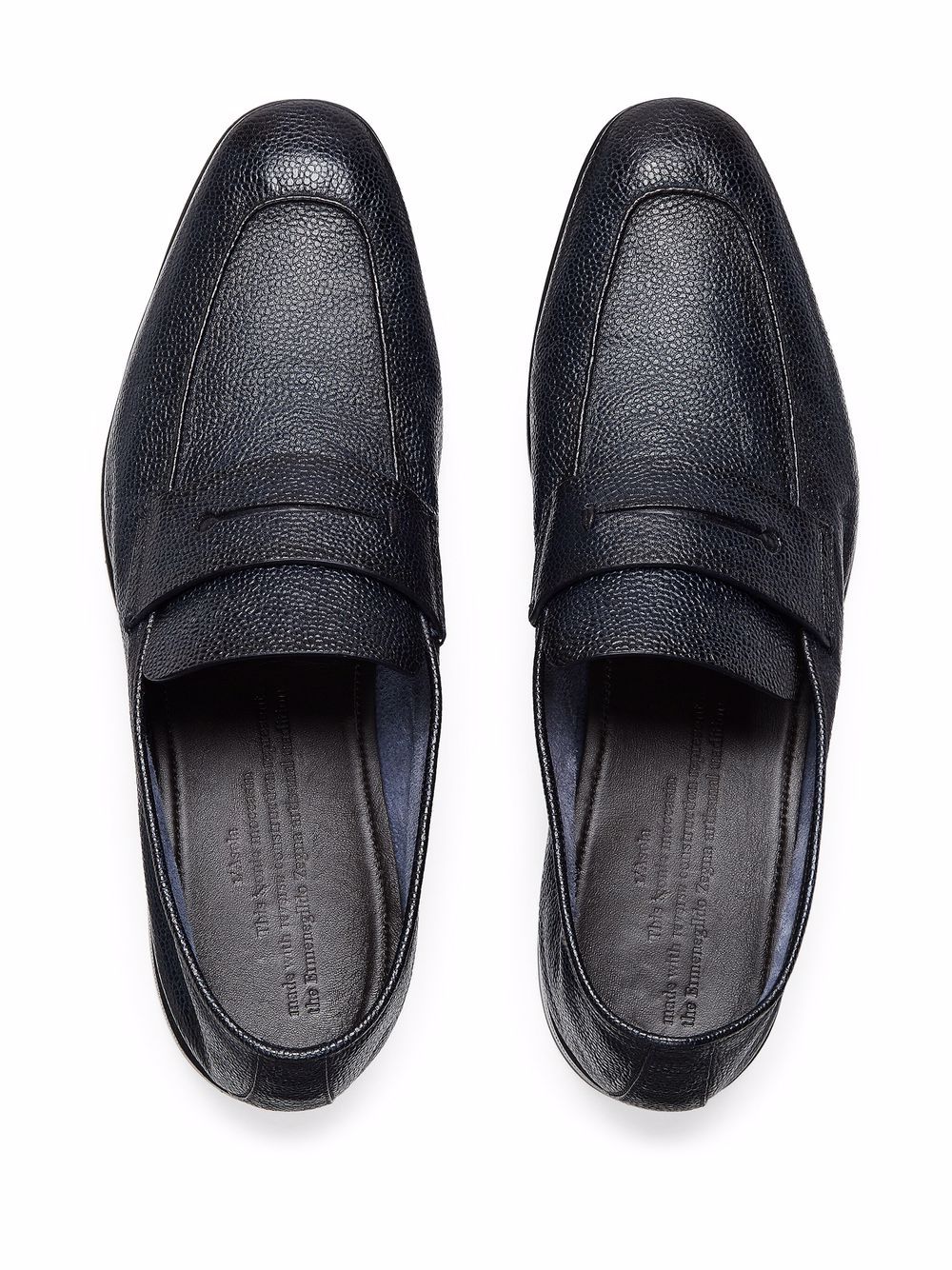 Zegna Leather Penny Loafers - Farfetch