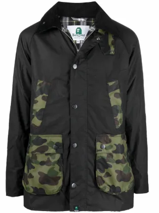 Barbour x Bape Bedale Camoflauge Jacket - Farfetch