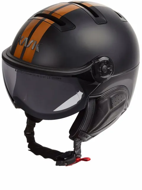 Zegna x Kask Piuma ストライプ スキーヘルメット