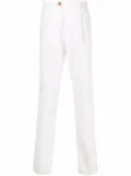 Brunello Cucinelli straight-leg chino trousers - White