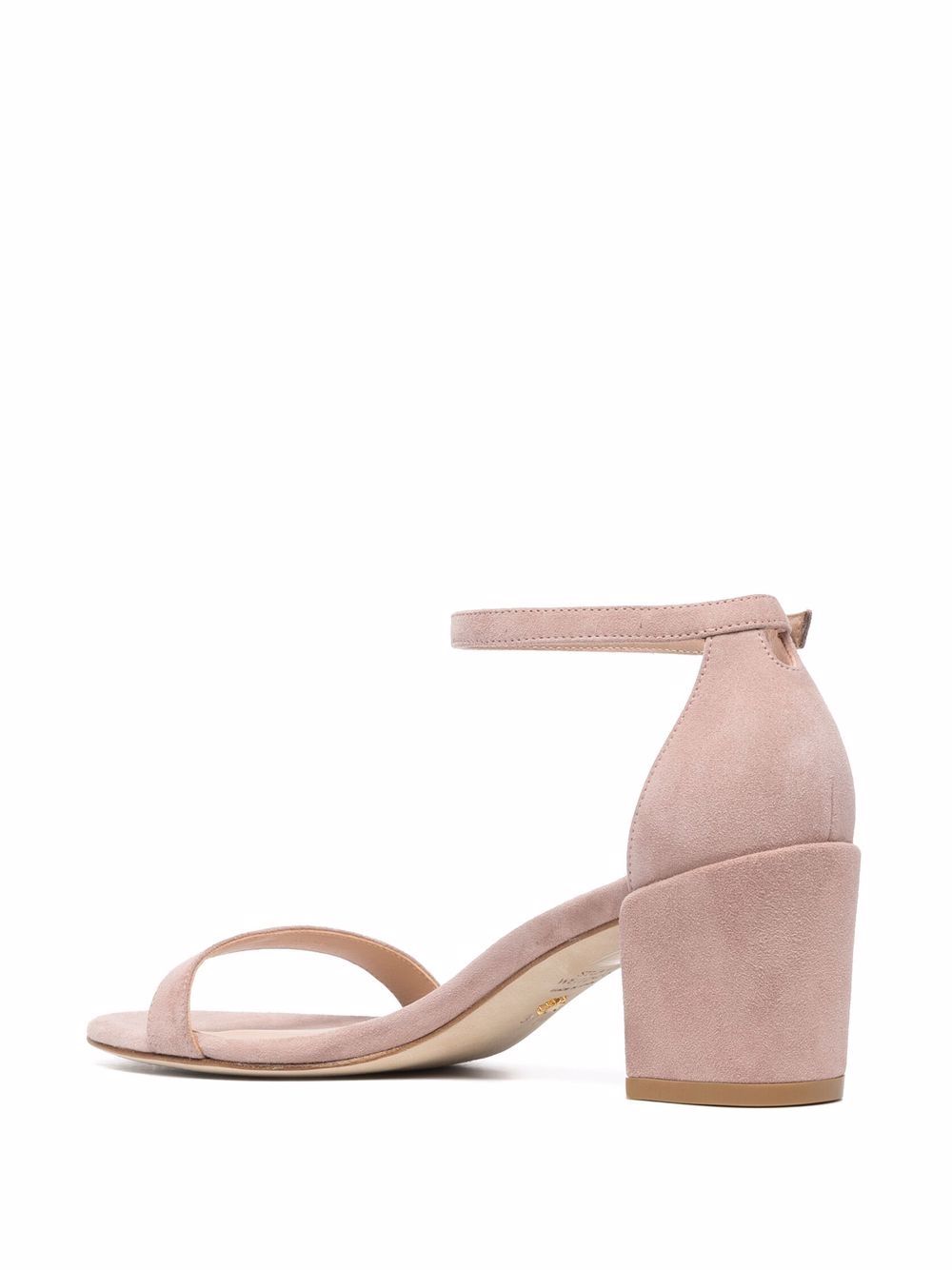 Stuart Weitzman Simple suede sandals Pink