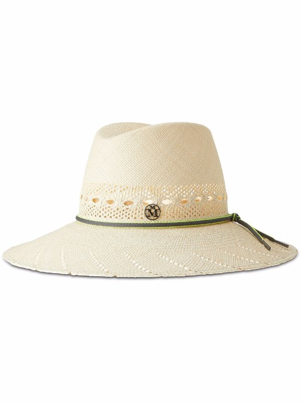 Maison Michel Kate Straw Fedora Hat - Farfetch