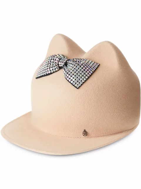 Maison Michel Jamie Felt Cap With Ears 