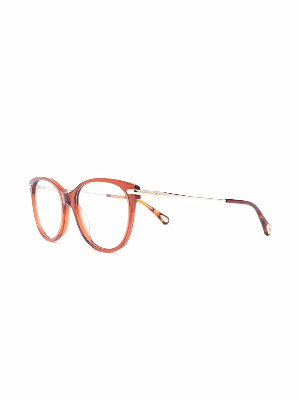 Chloé Eyewear Bril met cat-eye montuur - Bruin