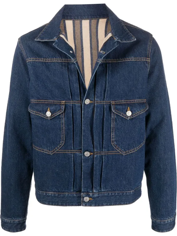 Fortela hemp-cotton Blend Denim Jacket 