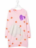 WAUW CAPOW by BANGBANG Ellen Elephant Polka dress - Pink