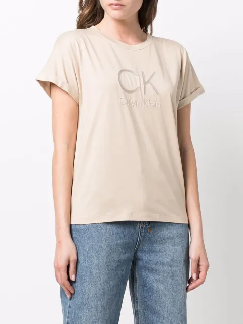 c&m huntington tee grey pink