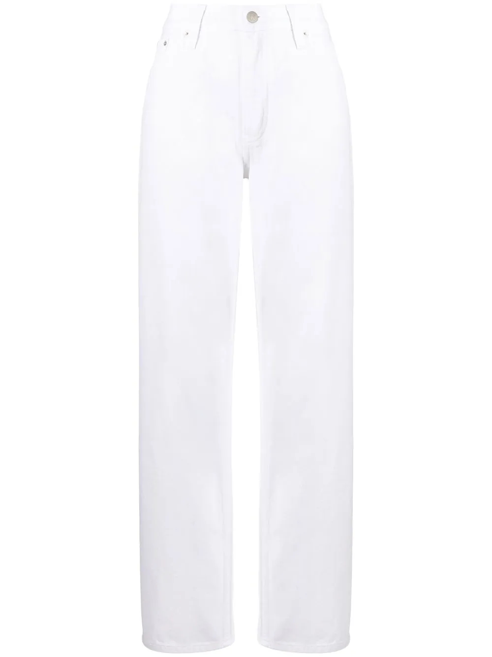 

Calvin Klein Jeans jeans con tiro alto - Blanco