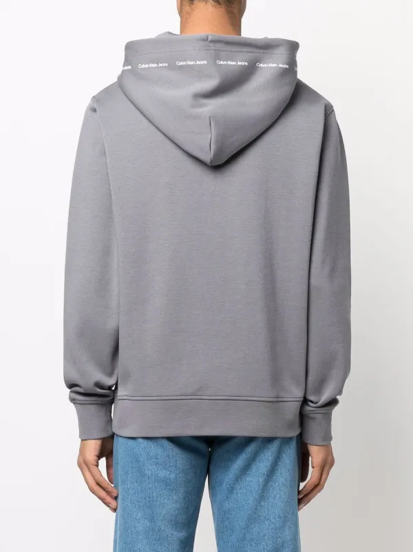 Calvin Klein Jeans 로고 자수 후디 - Farfetch