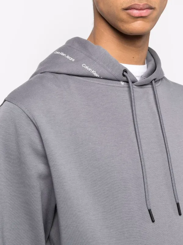 Calvin Klein Jeans 로고 자수 후디 - Farfetch