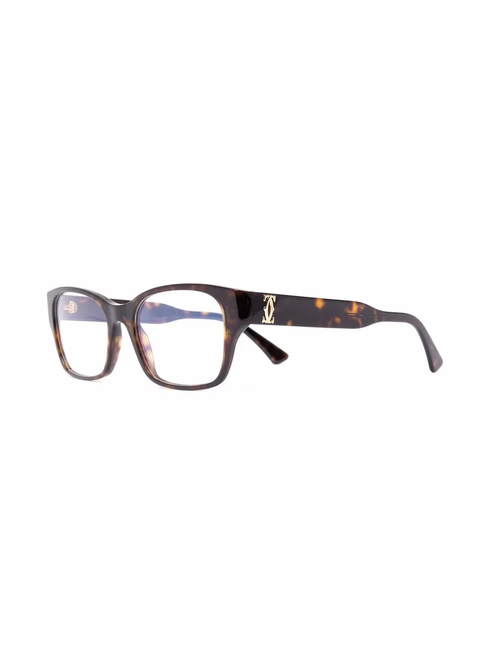 Cartier Eyewear Bril met vierkant montuur - Bruin