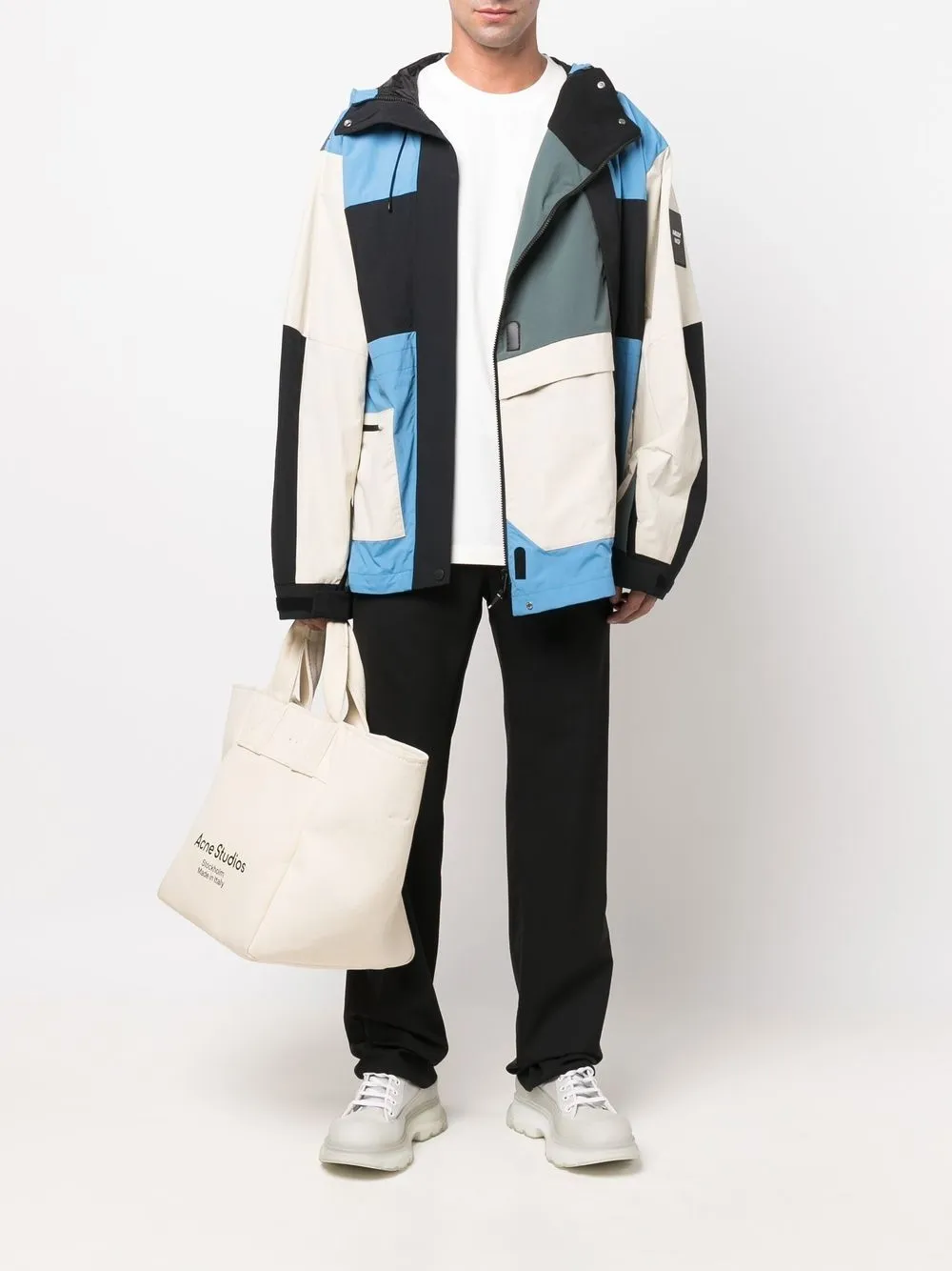 AMBUSH colour-block hooded jacket | Parkas | Image 2