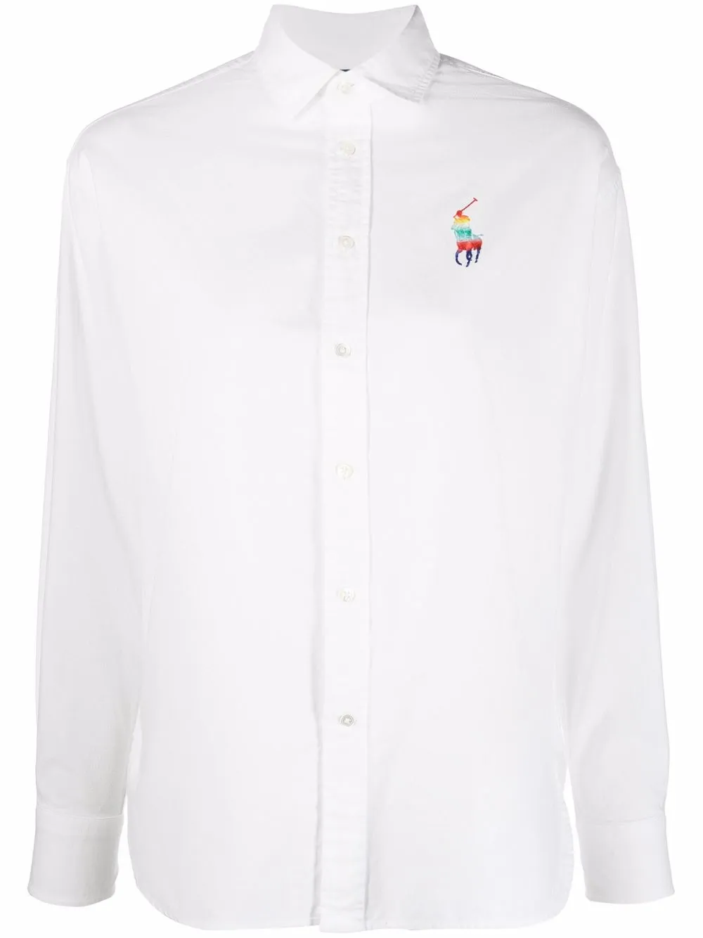 

Polo Ralph Lauren camisa con motivo Big Pony - Blanco