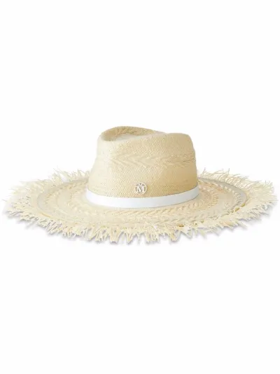 Charles woven hat | Maison Michel 