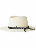 Maison Michel André straw Fedora hat - White