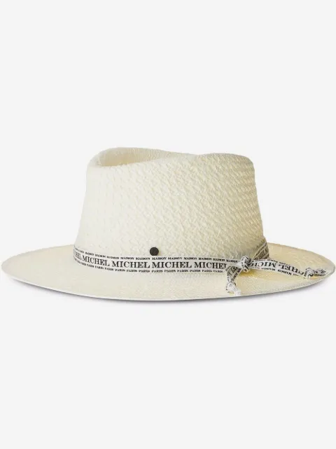 Maison Michel sombrero André con ribete del logo