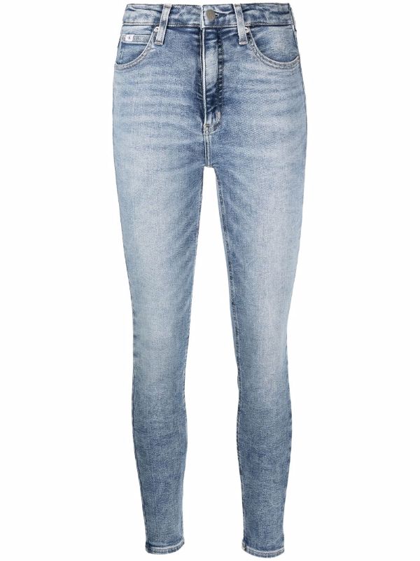 Calvin Klein Jeans high-rise Skinny Jeans - Farfetch