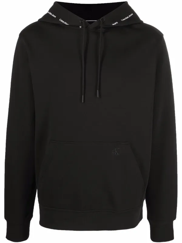 calvin klein cotton blend fleece hoodie
