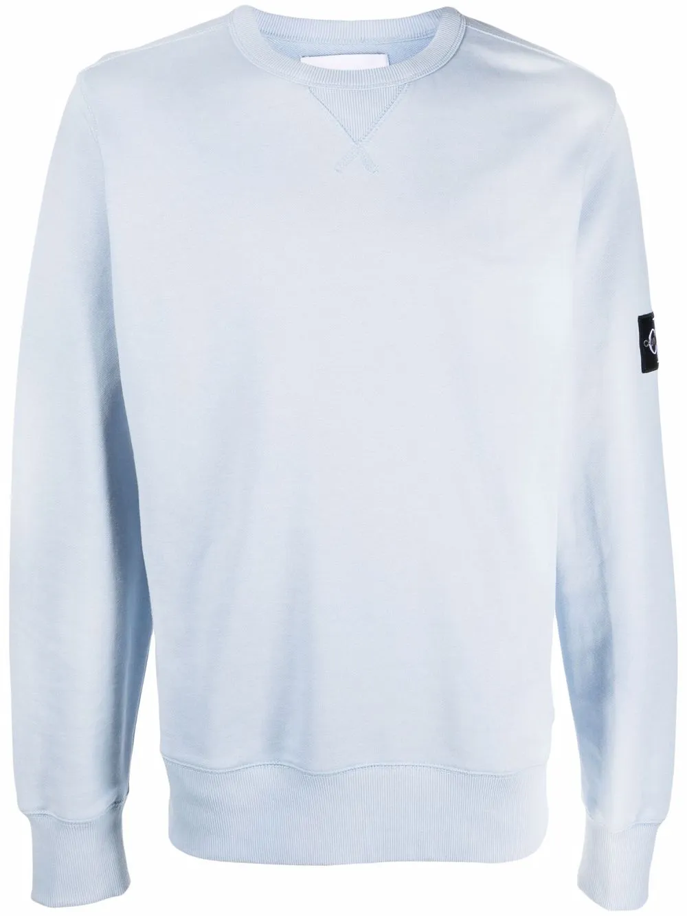 

Calvin Klein Jeans logo-patch cotton sweatshirt - Blue