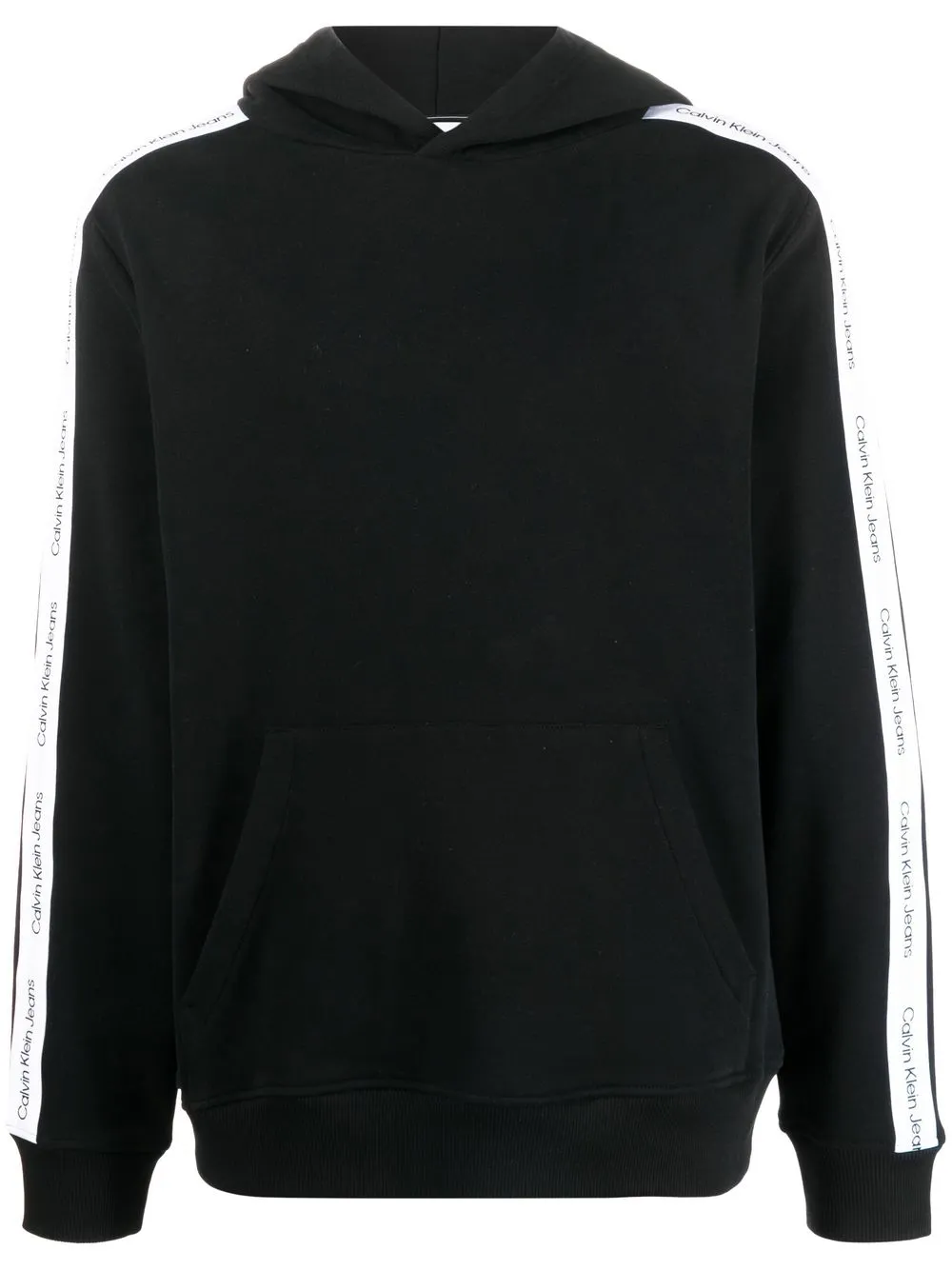 

Calvin Klein Jeans hoodie con panel del logo - Negro