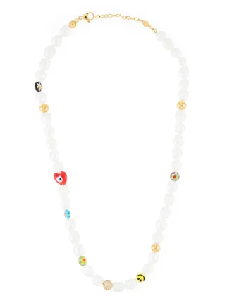 Nialaya Jewelry Pearl Detail Necklace 