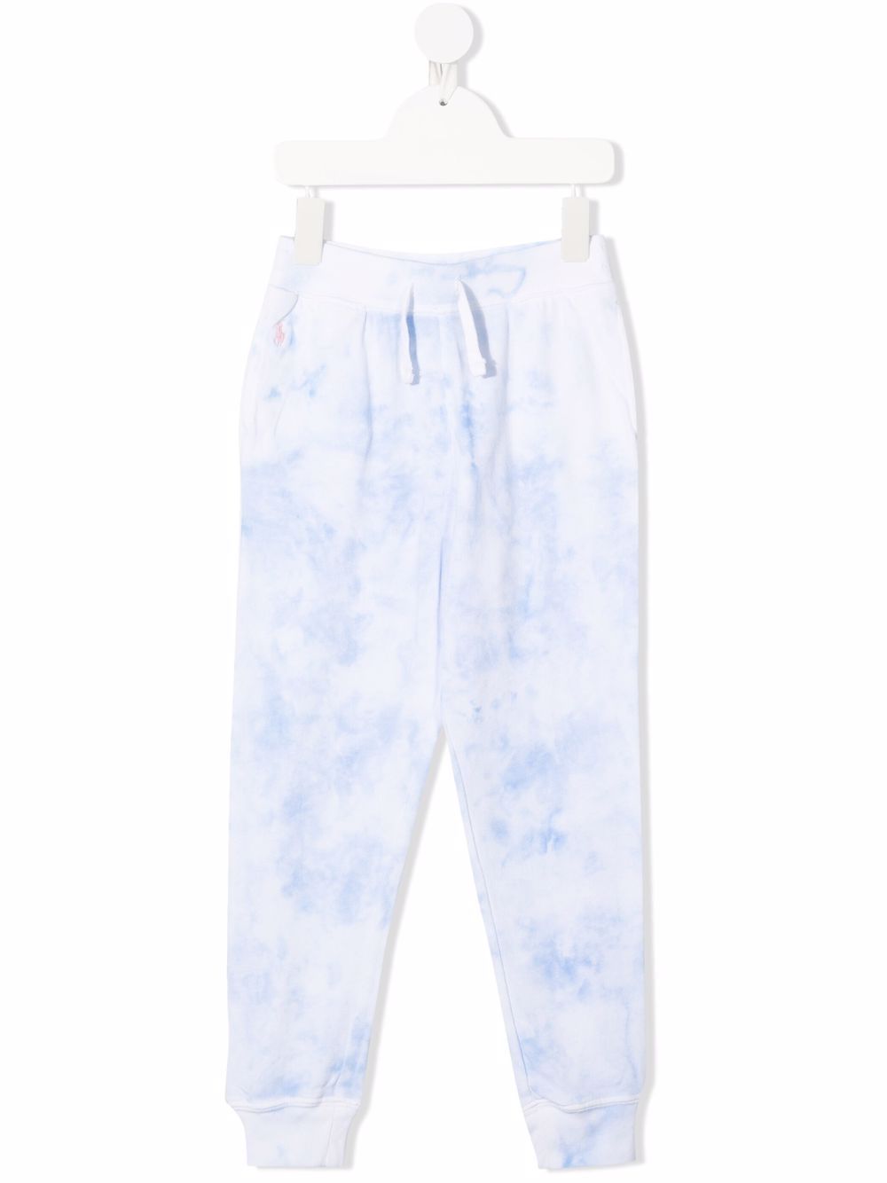 

Ralph Lauren Kids pantalones joggers con motivo tie-dye - Azul