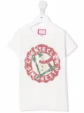 Simonetta snowman-print t-shirt - White