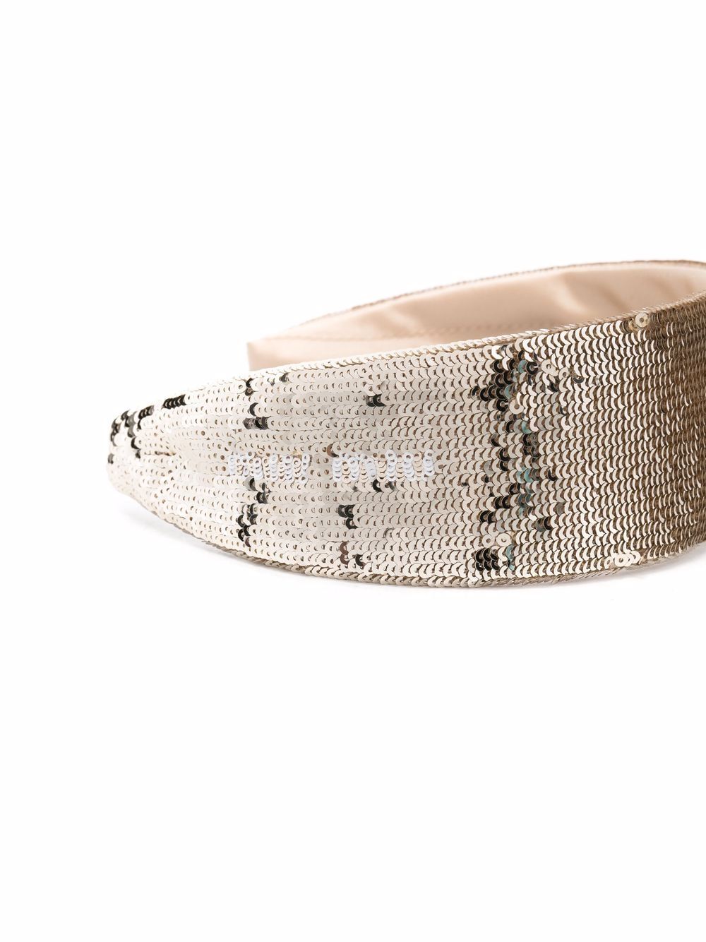 Miu Miu sequin-embellished wide headband Women