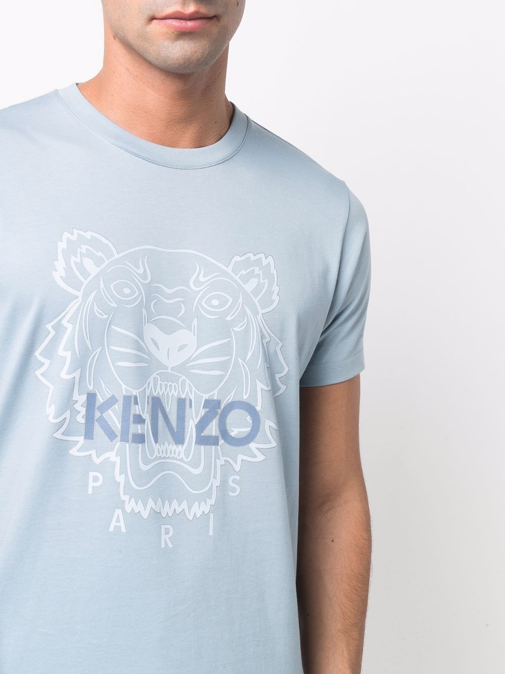 фото Kenzo футболка с принтом tiger