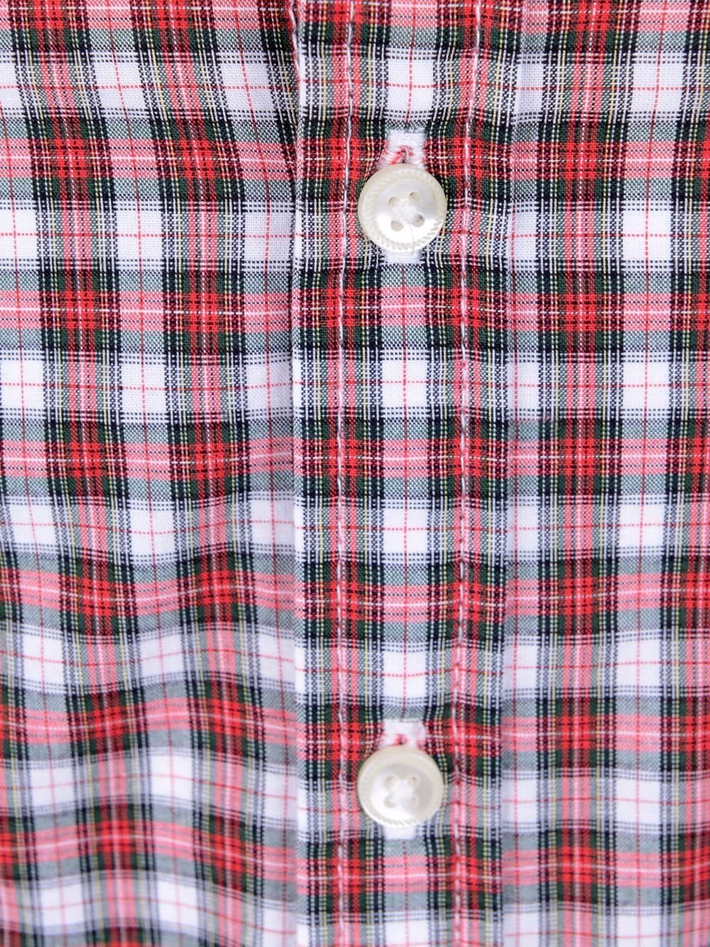 Shop Ralph Lauren Peplum-hem Check Shirt In Red