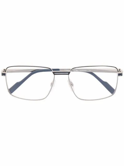 Cazal rectangular frame glasses