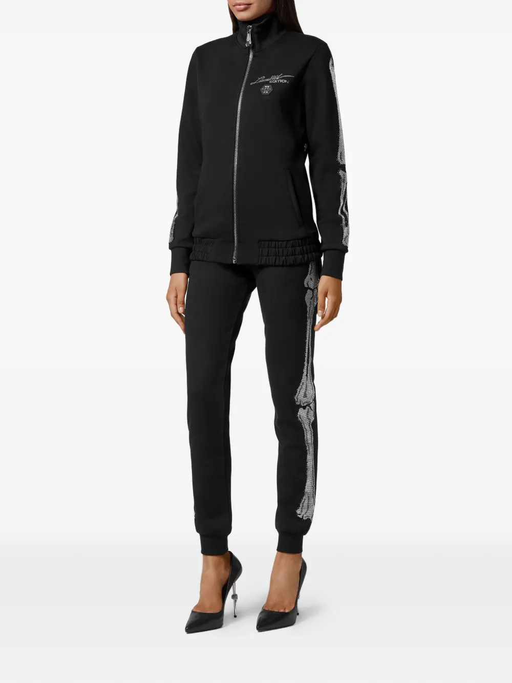  Philipp Plein Jogginganzug Mit Logo Detail   Schwarz 