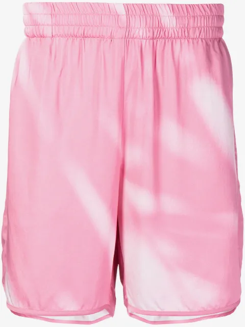 BLUE SKY INN washed-print elasticated shorts