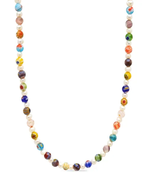 Nialaya Jewelry beaded pearl-detail necklace
