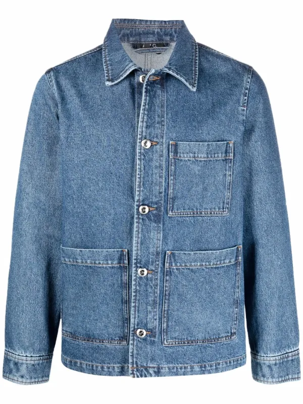 apc work jean jacket