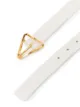 Bottega Veneta triangle-buckle leather belt
