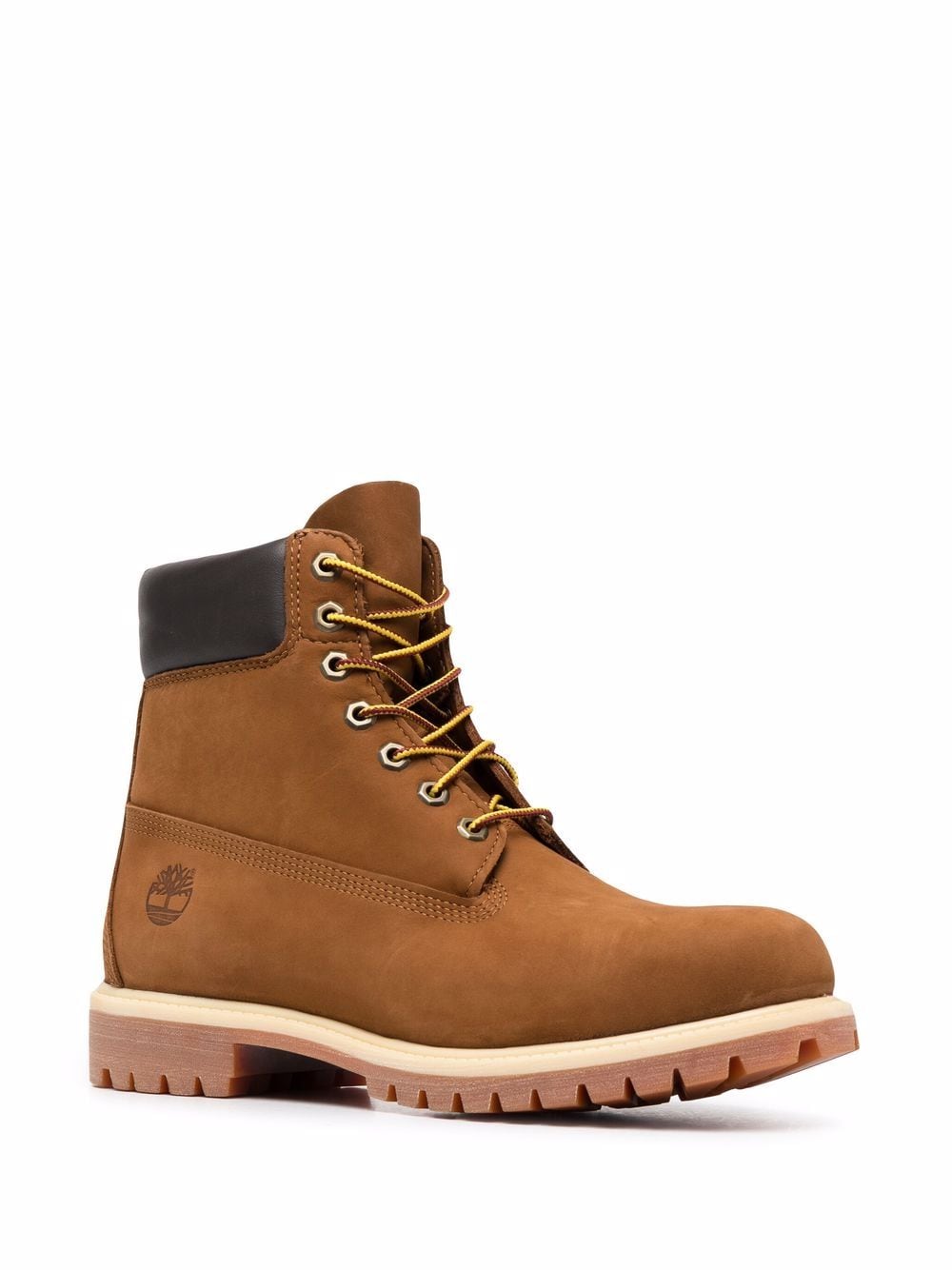 Shop Timberland Lace-up Leather Boots In Brown