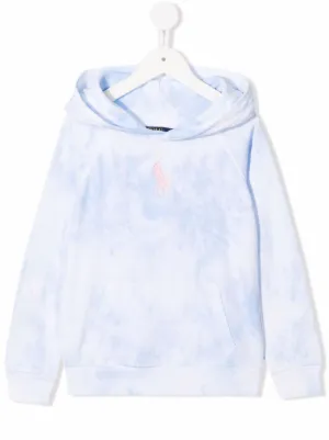 ralph lauren tie dye moletom com capuz