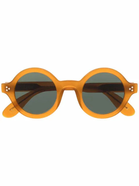 Lesca round frame sunglasses 