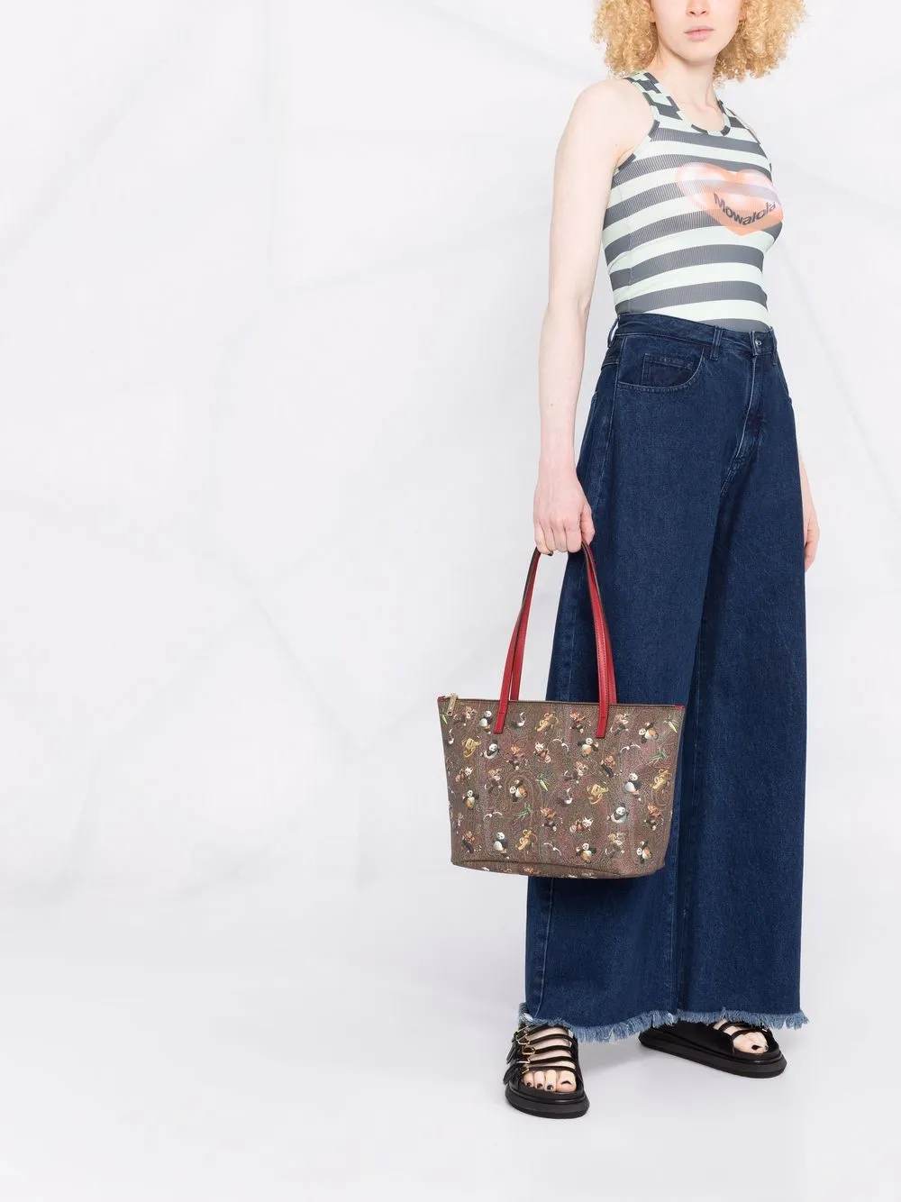 фото Etro сумка-тоут kung fu panda